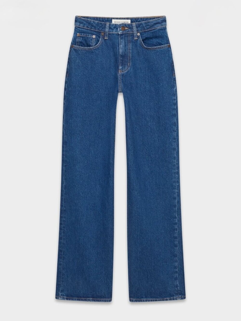 Denim Forum Remy Curve Fit Wide Leg Jeans Size 27 High Rise Chic Classic Capsule